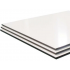 Алюминиевые композитные панели grossbond, полиэстер, толщина 3 мм, стенка 0.05 мм, 9003 GR сигнальный белый, 1.22х2.44 м