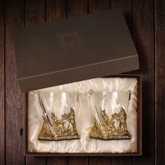 Набор из 2-х бокалов для ВИСКИ ручная работа Охота на оленя 1200102