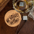 Набор бокалов для виски подарочный "Скорпион"  в деревянной коробке с костерами GP-10059210\/3