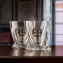 Набор бокалов для виски подарочный "Весы" упаковка Mr Whiskey 15000023