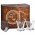 Набор бокалов для виски подарочный "Весы" в деревянной шкатулке/ подарок мужчине/ бокалы GP-15000024