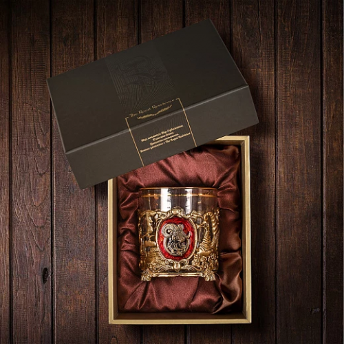 Бокал для виски Козерог (авторская работа) в подарочной коробке GP-13000146