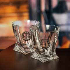 Набор бокалов для виски подарочный "Весы" упаковка Mr Whiskey 15000023