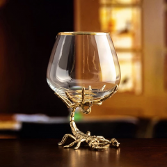 Набор 4 бокала для коньяка "Скорпион", в подарочной упаковке (ключница). 13000329