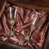 Бокалы для вина "Романтик" ( 2 шт )  в деревянной шкатулке
