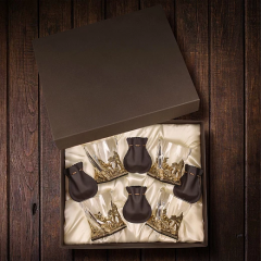 Набор из 4-х бокалов для виски ручная работа Охота на оленя 1200104