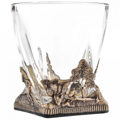 Набор из 2-х бокалов для виски ручная работа Охота на кабана в подарочной упаковке 10059617