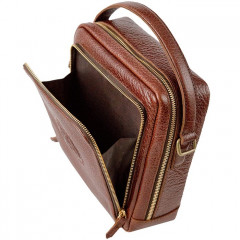 099-08-51/2 Сумка мужская кожаная ROYAL Pad тоскана