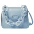 115-08-21/2 кожаная сумка женская «Valery». Цвет голубой