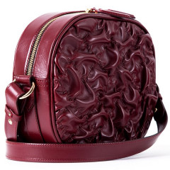 115-08-23/1 Сумка женская кожаная Voar Small вишнёва