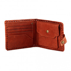 042-07-04М портмоне кожаное «Стиляга»