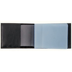 004-08-45 визитница мужская «Фьорды». Цвет черный