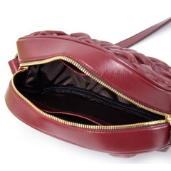 115-08-23/1 Сумка женская кожаная Voar Small вишнёва