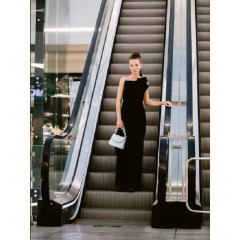 115-08-21/4 кожаная сумка женская «Valery». Цвет серо-голубой