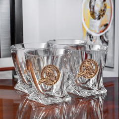 Набор для крепких напитков Тигр  ( штоф + 4 бокала ) GP-10057297