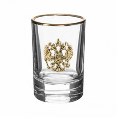 Набор 6 стопок (двойная обводка) Герб (латунь), GP-10056679