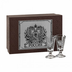 Набор Лафитный 2 стопки (Герб олово) GP-10056688