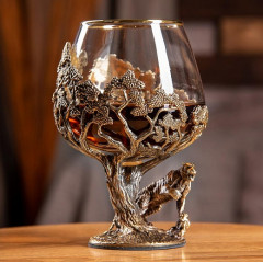 Бокал для коньяка 420 мл Тигр Royal в подарочной коробке 10059289