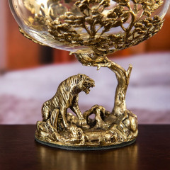 Набор 2 бокала для коньяка "Тигр 1", в подарочной упаковке