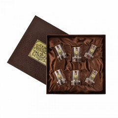 Набор 6 стопок для водки "Настоящий мужчина" GP-10056382