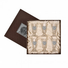 Набор Лафитный 6 стопок (Герб олово) GP-10056687