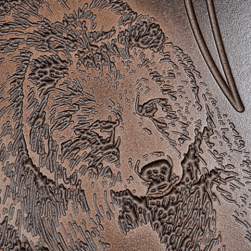 Шампура Большие звери с деревянным щитом-подставкой GP-200044 для шампуров "Медведь"