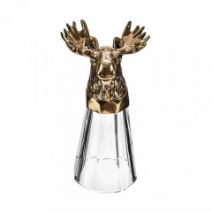 Стопка-перевертыш "Лось"(лафитник) в деревянной шкатулке GP-10056348