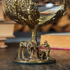 Бокал для коньяка Охота на Лося 420 мл в подарочной коробке 10059175