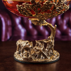 Бокал для коньяка Охота на Медведя 420 мл в подарочной коробке 10059165