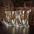 Набор бокалов для виски подарочный "Близнецы" в деревянной шкатулке/ подарок мужчине/ бокалы GP-300718