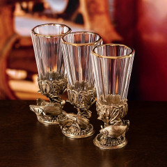 Набор из 3-х Лафитников Рыбалка (Лещ, Стерлядь, Судак) GP-200009