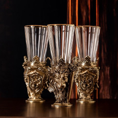 Набор из 3-х Лафитников ЛЕВ в подарочной коробке GP-200007