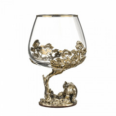 Бокал для коньяка Медведь 420 мл в подарочной коробке 10058965
