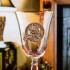 Набор бокалов для вина/шампанского  "Тигр" в деревянной шкатулке