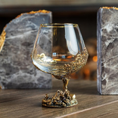 Бокал для коньяка Львица 10058967 в подарочной коробке