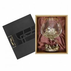 Бокал для коньяка Львица 10058967 в подарочной коробке