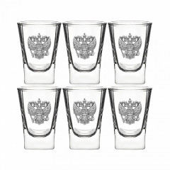 Набор стопок Герб 2 Открой для себя Россию! 6шт. GP-050203016