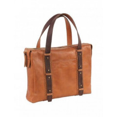 116-07-01/1 Сумка мужская кожаная стиль коричневый