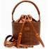 123-08-56 кожаная сумка женская «Verona». Цвет орех