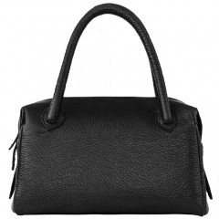 119-08-51 Сумка женская кожаная ROYAL SACVOYAGE чёрная