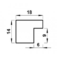 641861-6 пластиковая рамка 15-21
