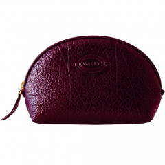 048-08-55/3 Косметичка кожаная бордо