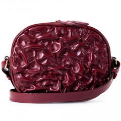 15-08-23/1 Сумка женская кожаная Voar Small вишня