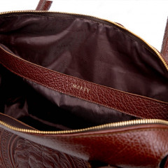 119-08-51/2 Сумка женская кожаная ROYAL SACVOYAGE тоскана
