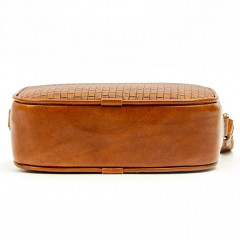 115-08-56 Сумка женская кожаная Capri орех