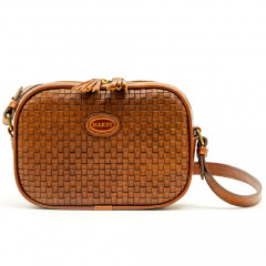 115-08-56 Сумка женская кожаная Capri орех