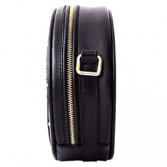 115-08-50 Сумка женская кожаная Bubbles чёрный