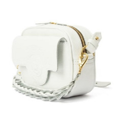 115-08-26/3 кожаная сумка «Royal Line». Цвет белый