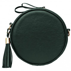 115-08-50/4 Сумка женская кожаная Bubbles зелёный