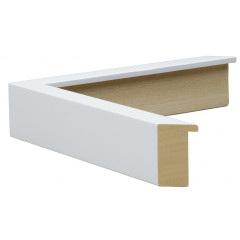 wood-baget- 107-09 багет дерево белый